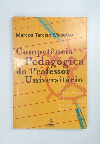 Capa do livro Competência Pedagógica do Professor Universitário