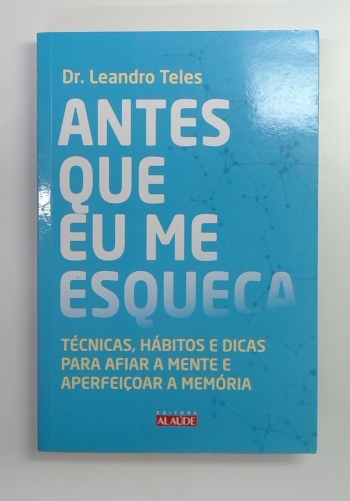Capa do livro Antes que Eu Me Esqueça