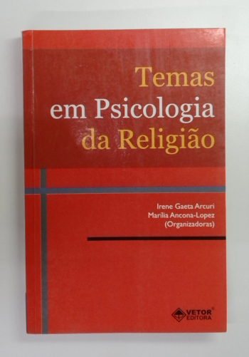 Capa do livro Temas em Psicologia da Religião