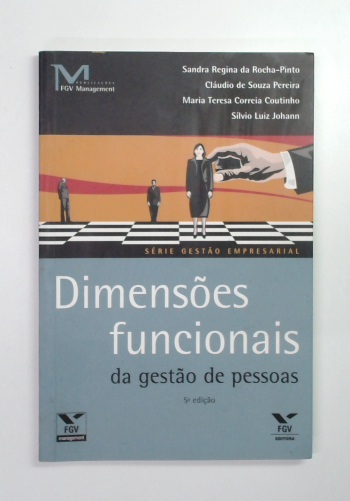 Capa do livro Dimensões Funcionais da Gestão de Pessoas