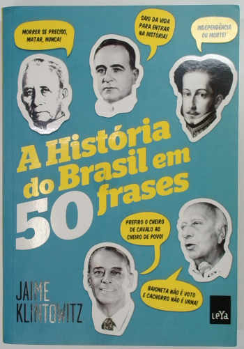 Capa do livro A História do Brasil em 50 Frases