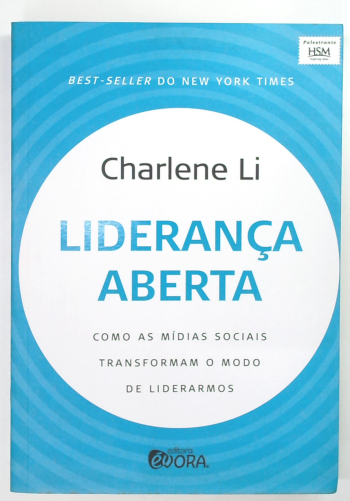 Capa do livro Liderança Aberta