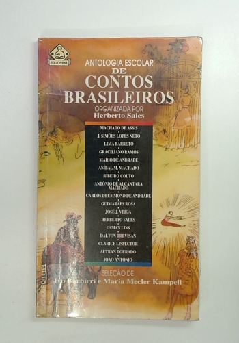 Capa do livro Antologia Escolar de Contos Brasileiros