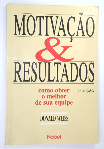 Capa do livro Motivação & Resultados