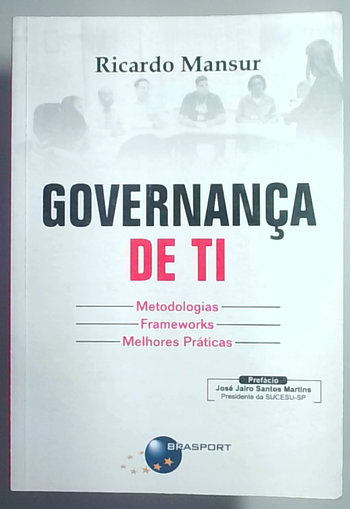 Capa do livro Governança de Ti