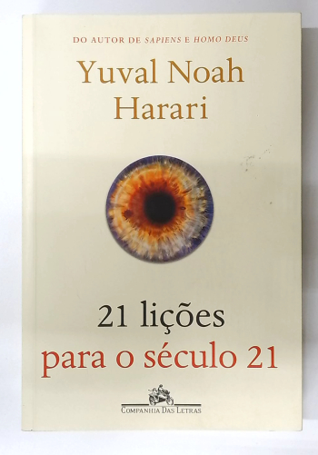 Capa do livro 21 Lições para o Século 21