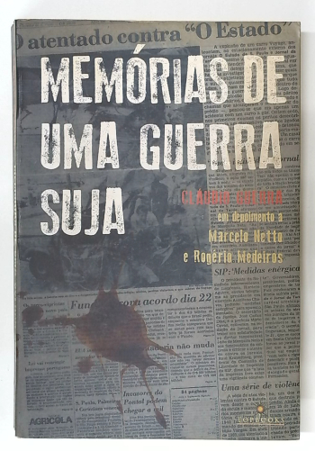 Capa do livro Memórias de Uma Guerra Suja