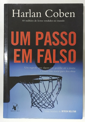 Capa do livro Um Passo em Falso