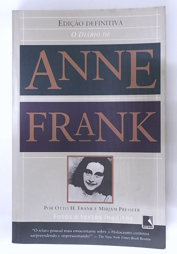 Capa do livro O Diário de Anne Frank