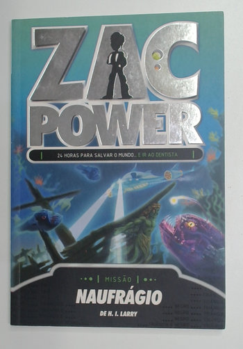 Capa do livro Zac Power: Naufrágio