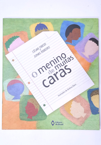 Capa do livro O Menino de Muitas Caras
