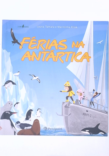 Capa do livro Férias na Antártica