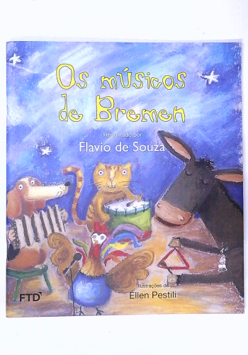 Capa do livro Os Músicos de Bremen
