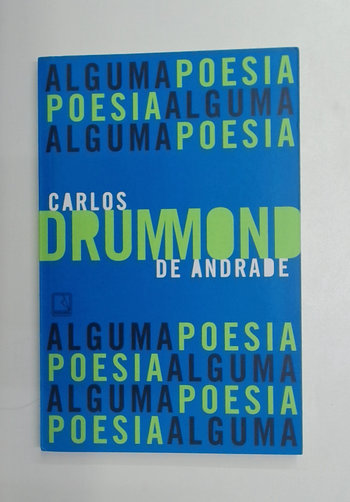 Capa do livro Alguma Poesia
