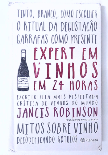 Capa do livro Expert em Vinhos em 24 Horas
