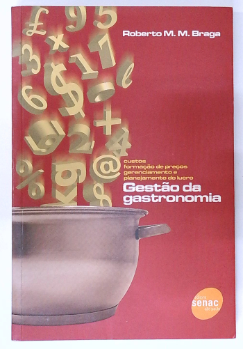 Capa do livro Gestão da Gastronomia