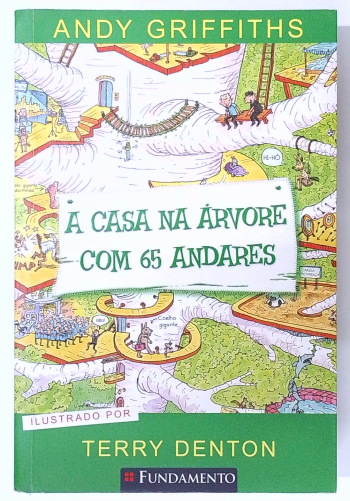Capa do livro A Casa na Árvore com 65 Andares