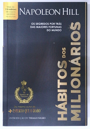 Capa do livro Hábitos dos Milionários