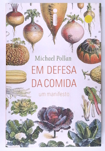 Capa do livro Em Defesa da Comida - um Manifesto