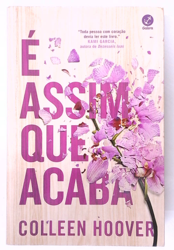 Capa do livro É Assim que Acaba