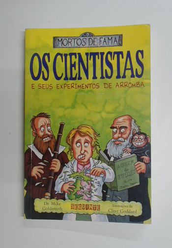 Capa do livro Os Cientistas e Seus Experimentos de Arromba