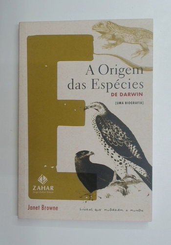 Capa do livro A Origem das Espécies de Darwin: uma Biografia