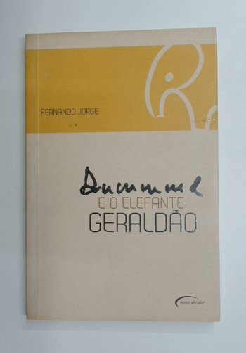 Capa do livro Drummond e o Elefante Geraldão