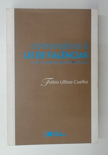 Capa do livro Comentários à Lei de Falências e de Recuperação de Empresas