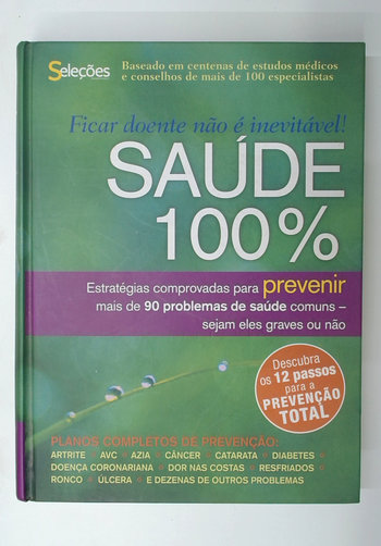 Capa do livro Saúde 100%